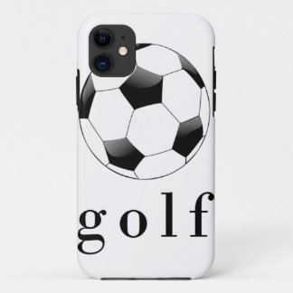 Funda Para iPhone 11 Camiseta divertida de fútbol de golf