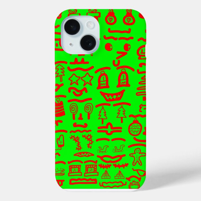 Funda De Case-Mate Para iPhone Camiseta Navidad Divertida (Reverso )