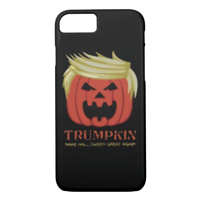 Funda De Case-Mate Para iPhone Camiseta, Trumpkin, Merch de Halloween (Reverso)