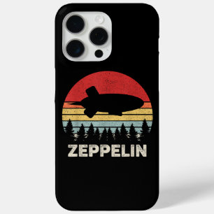 Funda Para iPhone 15 Pro Max Camiseta Vintage Retro Zeppelin Dirigible Aerostat
