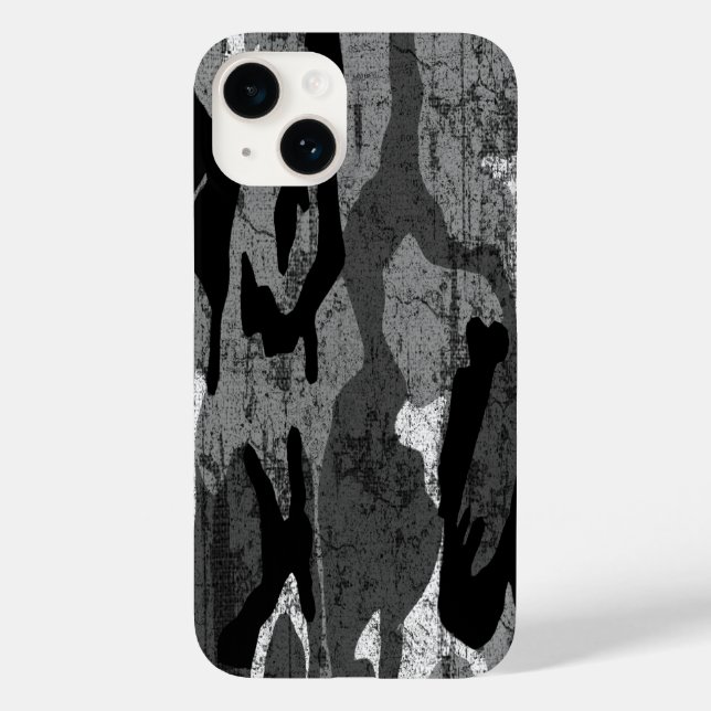 Funda De Case-Mate Para iPhone Camo Ártico en problemas (Reverso )
