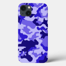 Funda Para iPhone 13 Camo azul oceánico