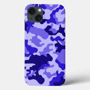 Funda Para iPhone 13 Camo azul oceánico