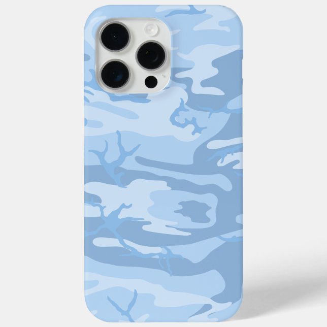 Funda De Case-Mate Para iPhone Camo azul oscuro (Reverso )