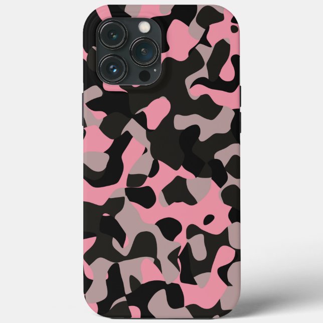 Funda De Case-Mate Para iPhone Camo de Gatito (Reverso )