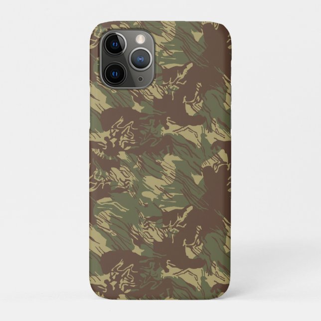 Funda De Case-Mate Para iPhone CAMO de pincel de Rhodesia (Reverso)