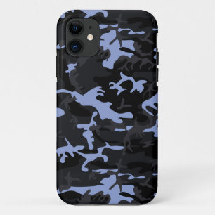 Funda Para iPhone 11 Camo de resaltados azules de Guay
