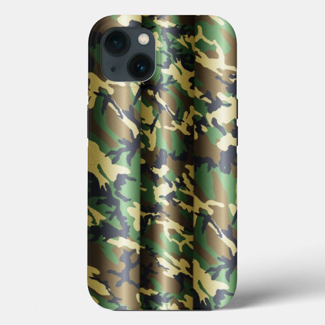 Funda De Case-Mate Para iPhone Camo de Woodland 3D (Reverso )