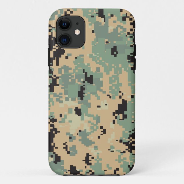 Funda De Case-Mate Para iPhone Camo Digital (Reverso)