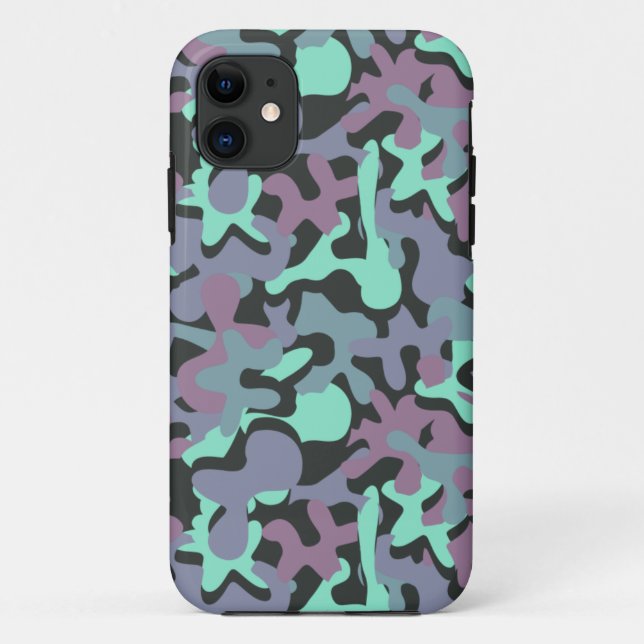 Funda De Case-Mate Para iPhone Camo Disfraz Firma Frosting (Reverso)