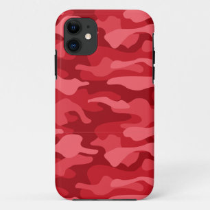 Funda Para iPhone 11 Camo Monocolor Rojo Imperial