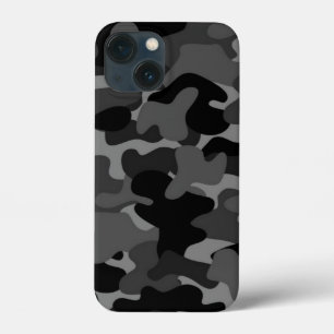 Funda Para iPhone 13 Mini Camo negro gris