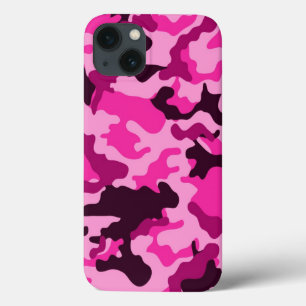 Funda Para iPhone 13 Camo rosa