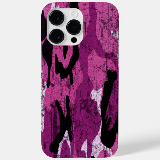 Funda Para iPhone 14 Pro Max De Case-Mate Camo rosa angustiado