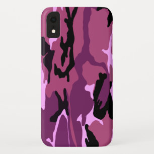 Funda Para iPhone XR Camo rosado