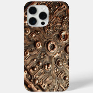 Funda Para iPhone 15 Pro Max Camo Steampunk, camuflaje