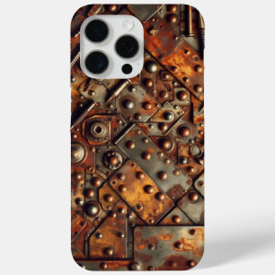 Funda Para iPhone 15 Pro Max Camo Steampunk, camuflaje