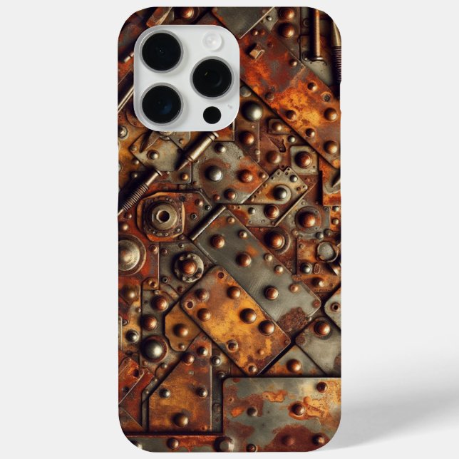 Funda De Case-Mate Para iPhone Camo Steampunk, camuflaje (Reverso )