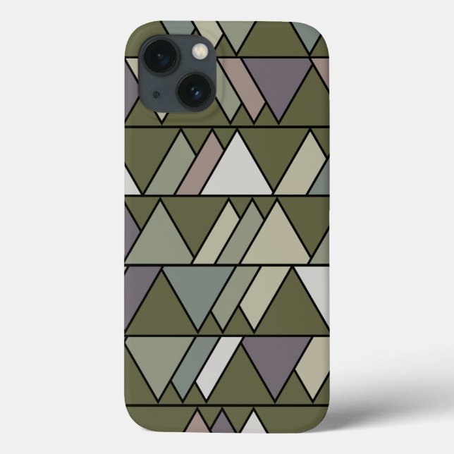 Funda De Case-Mate Para iPhone Camo Triangles (Reverso)