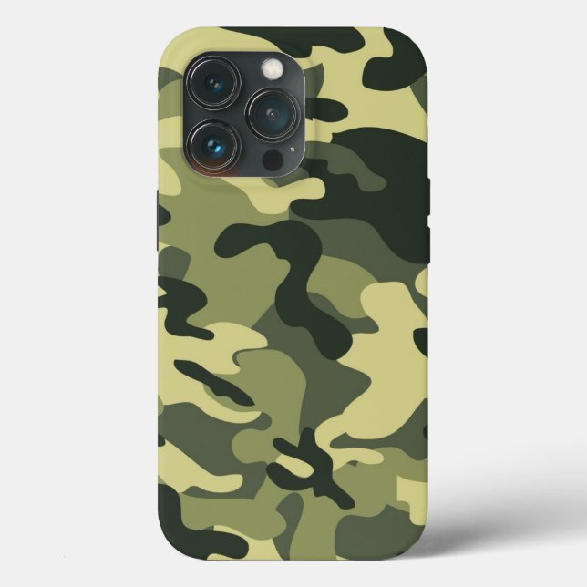 Funda De Case-Mate Para iPhone Camo verde (Reverso )