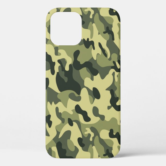 Funda De Case-Mate Para iPhone Camo Verde (Reverso )