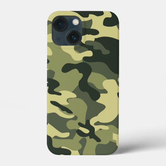Funda De Case-Mate Para iPhone Camo verde (Reverso )