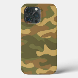 Funda Para iPhone 13 Pro Camo verde de arena marrón