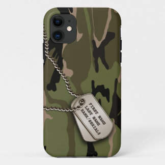 title_seo2 Camo verde militar con la placa de identificación
