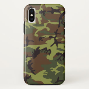 Funda Para iPhone X Camo verde mosca
