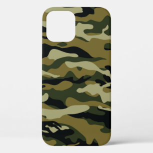 Funda Para iPhone 12 Camo verde oscuro