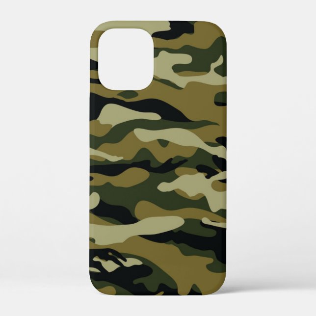 Funda De Case-Mate Para iPhone Camo verde oscuro (Reverso )
