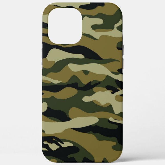 Funda De Case-Mate Para iPhone Camo verde oscuro (Reverso )