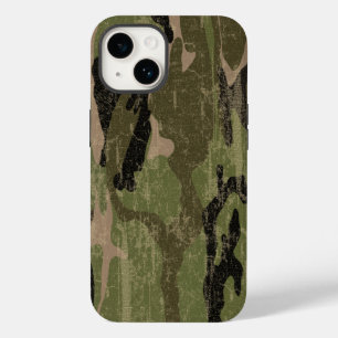 Funda Para iPhone 14 De Case-Mate Camo verde oscuro
