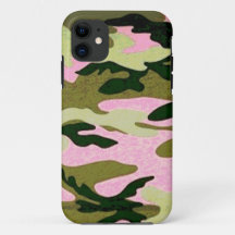 Camoflauge rosa y verde