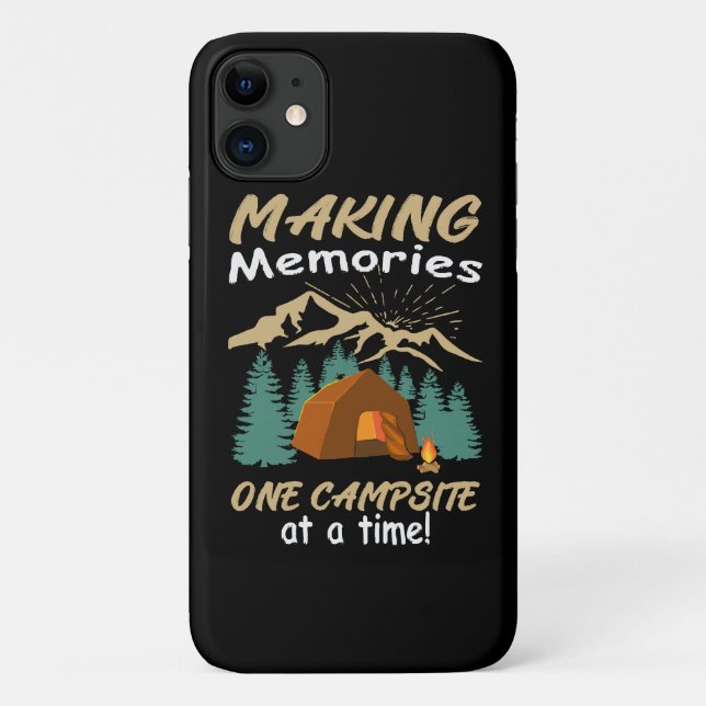 Funda De Case-Mate Para iPhone CAMPAMENTO Creando Recuerdos (Reverso)