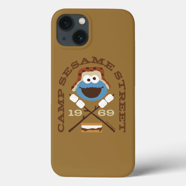 Funda De Case-Mate Para iPhone Campamento de la calle Sesame 1969 (Reverso)