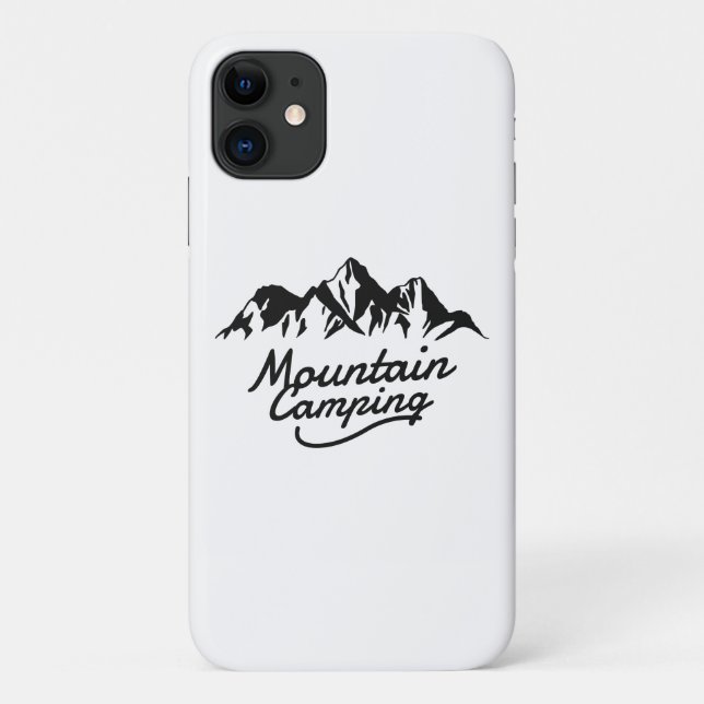 Funda De Case-Mate Para iPhone Campamento de Montaña (Reverso)
