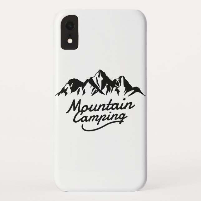 Funda De Case-Mate Para iPhone Campamento de montaña (Reverso)