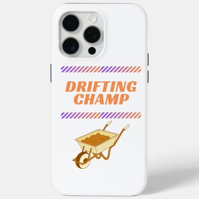 Funda De Case-Mate Para iPhone campeón de deriva (Reverso )