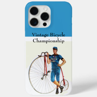 Funda Para iPhone 15 Pro Max Campeonato de Bicicleta Vintage