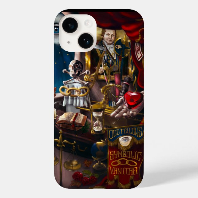Funda De Case-Mate Para iPhone Campesinos impares Vanitas simbólicas (Reverso )