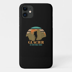Funda Para iPhone 11 Camping de viaje Montana del Parque Nacional Glaci