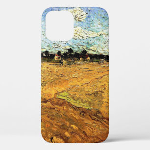 Funda Para iPhone 12 Campo comprimido (los Furrows) de Vincent van Gogh