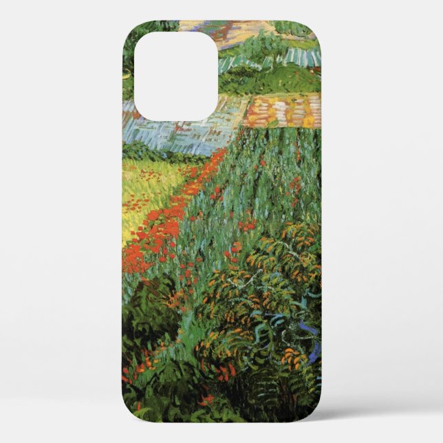 Funda De Case-Mate Para iPhone Campo con amapolas por Vincent van Gogh (Reverso )
