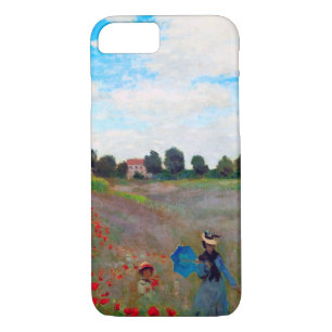 Funda Para iPhone 8/7 Campo de amapola, Monet