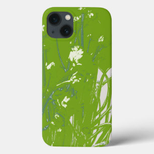 Funda Para iPhone 13 campo de camomila verde