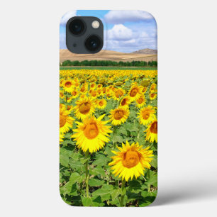 Funda Para iPhone 13 Campo de girasol