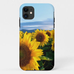 Funda Para iPhone 11 Campo de girasol