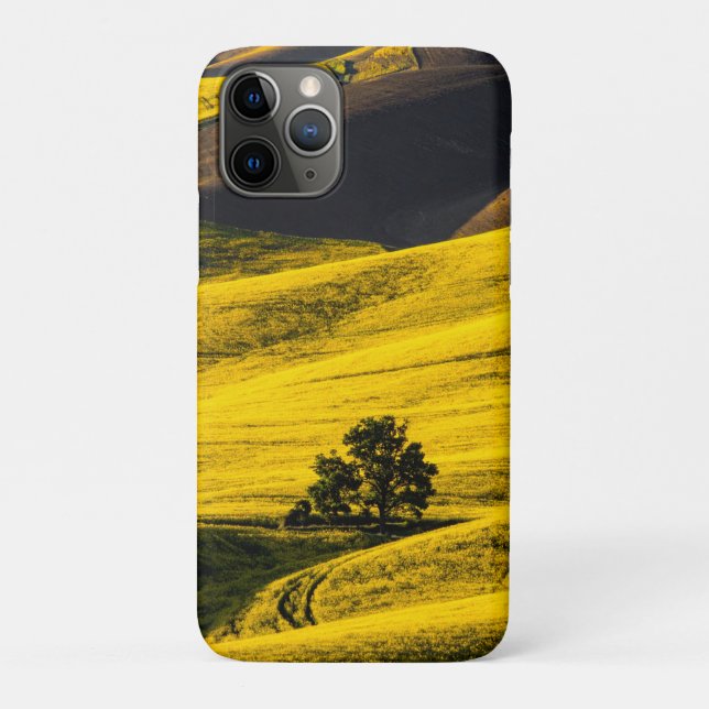 Funda De Case-Mate Para iPhone Campo de pradera amarillo en el viento (Reverso)