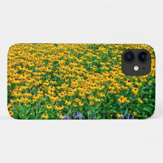 Funda Para iPhone 11 Campo de Rudbeckia Hirta y Lavanda